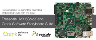 Freescale i.MX 6SoloX und Crank Software Storyboard Suite Freescale i.MX 6SoloX und Crank Software Storyboard Suite